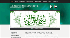 Desktop Screenshot of nrtextiles.com